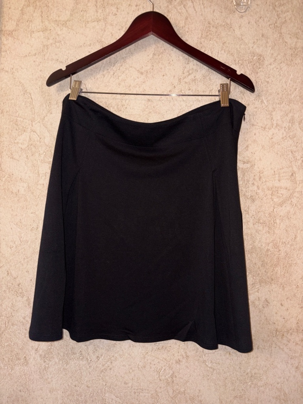Forever 21+ Women's Black Pleated A-Line Skirt